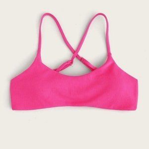 Shein Tie Back Bikini Top S